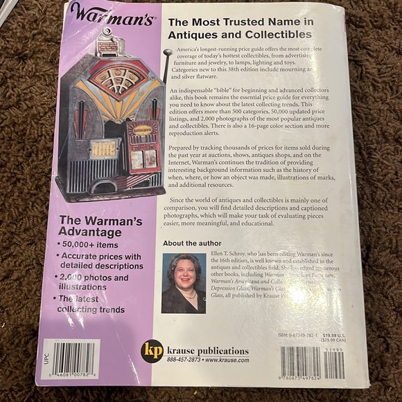 Warman’s 38th edition Antique & Collectibles book - Picture 3 of 3